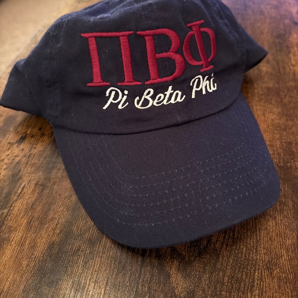 Navy Pi Beta Phi Baseball Cap
